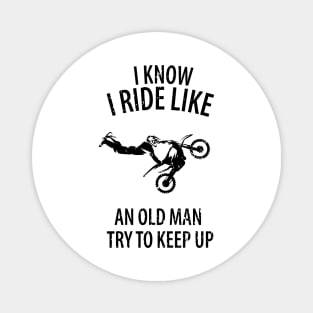 Motocross Biker Freestyle Stunt Magnet